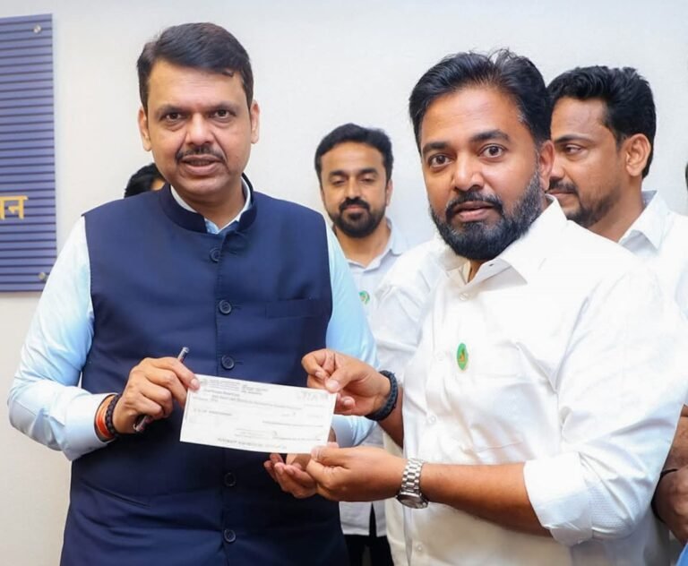 mukhymantri sahayata nidi chek pradan - mla rahul awade